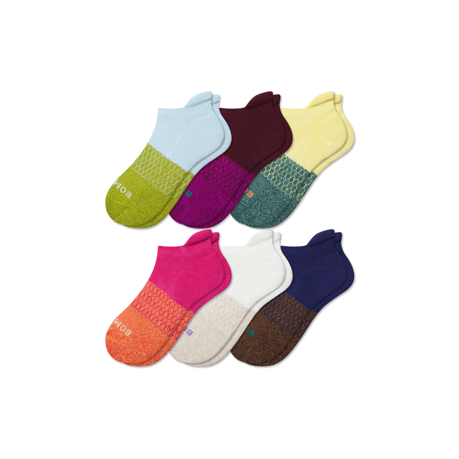 Youth Marl Ankle Sock 6-Pack - Daily Step