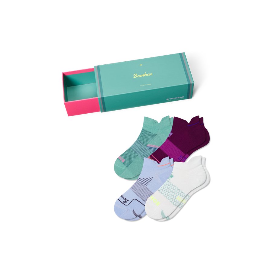 Women’s Sport Variety Sock 4-Pack Gift Box - Easy Pair
