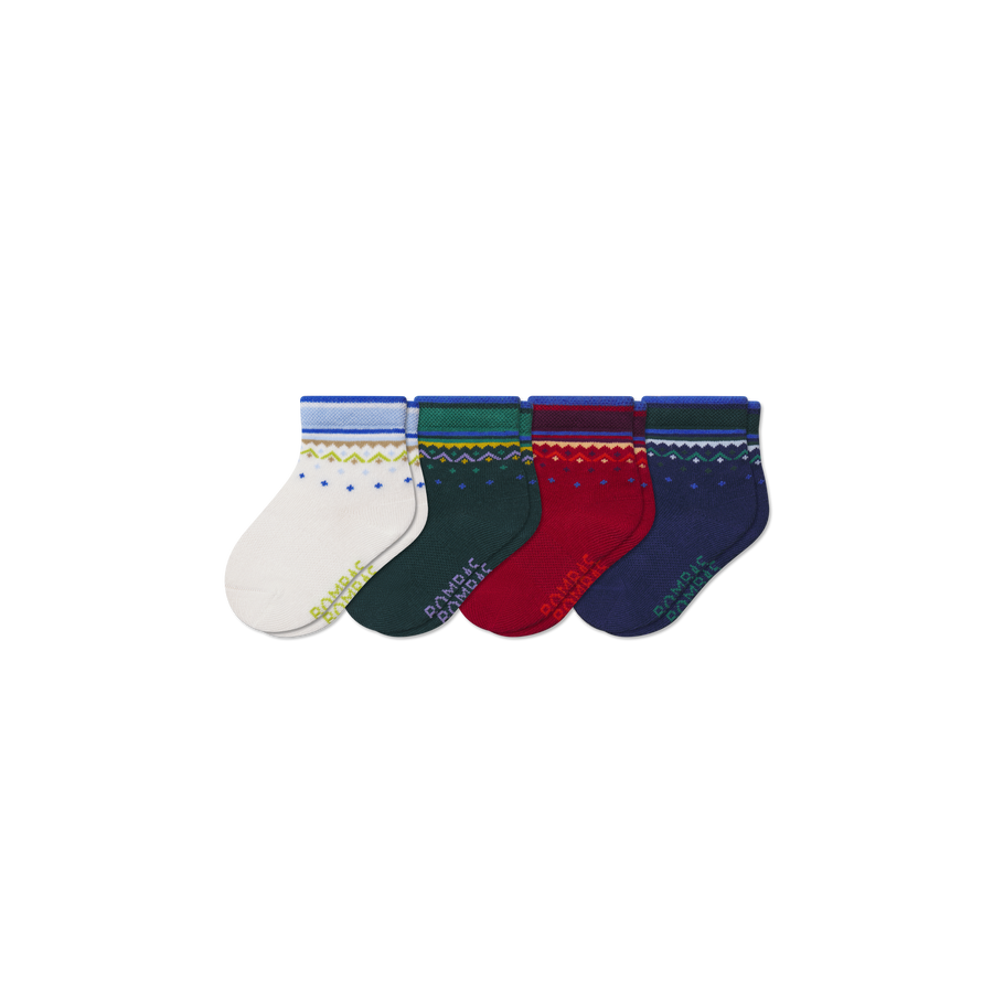 Toddler Calf Sock 4-Pack - Modern Touch