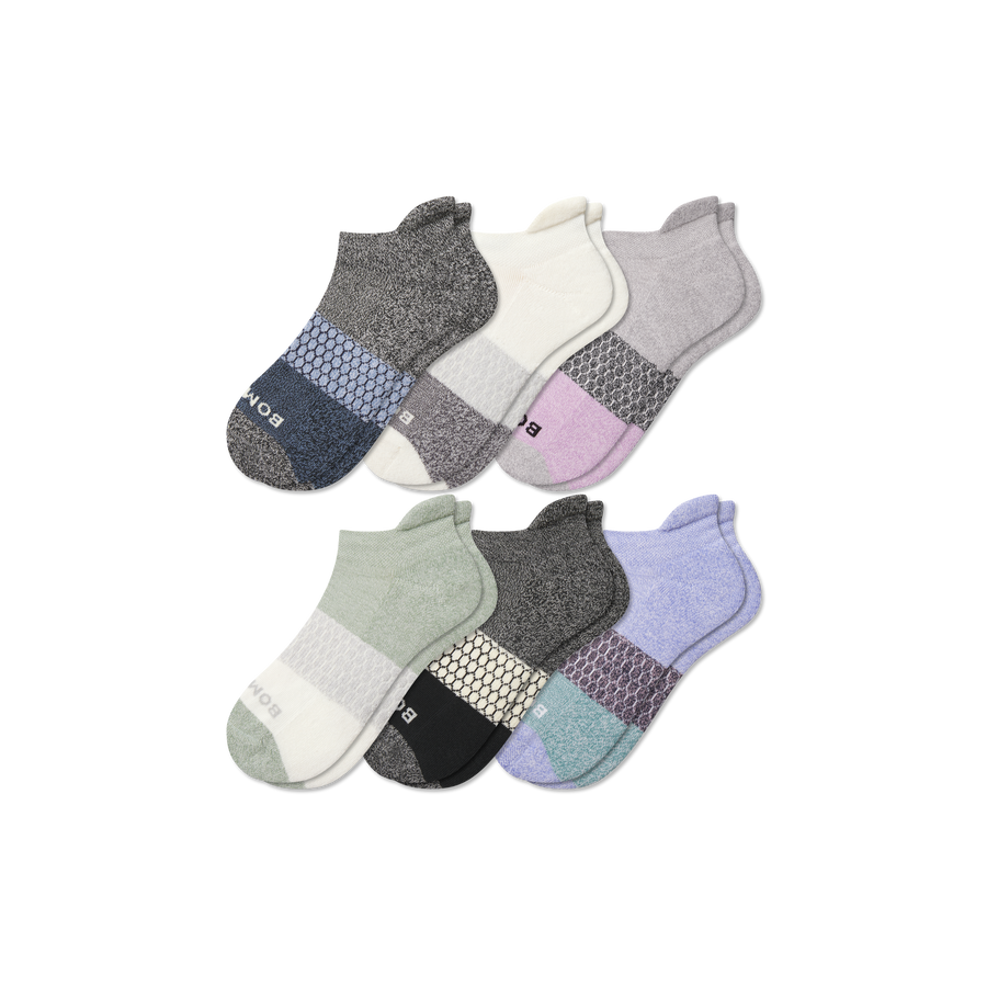 Youth Tri-Block Ankle Sock 6-Pack - Easy Choice