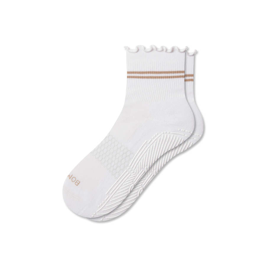 Women's Studio Gripper Quarter Socks - Modern Touch