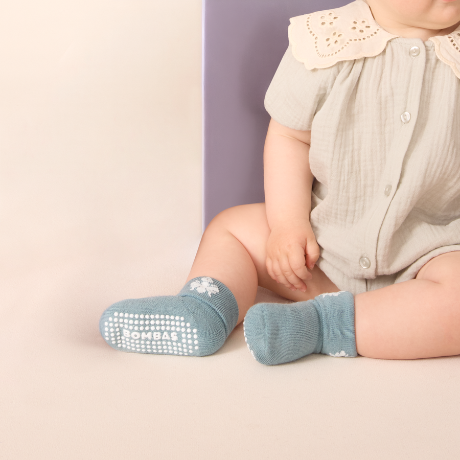 Baby Gripper Sock 4-Pack (6-12 Months) - Travel Pair