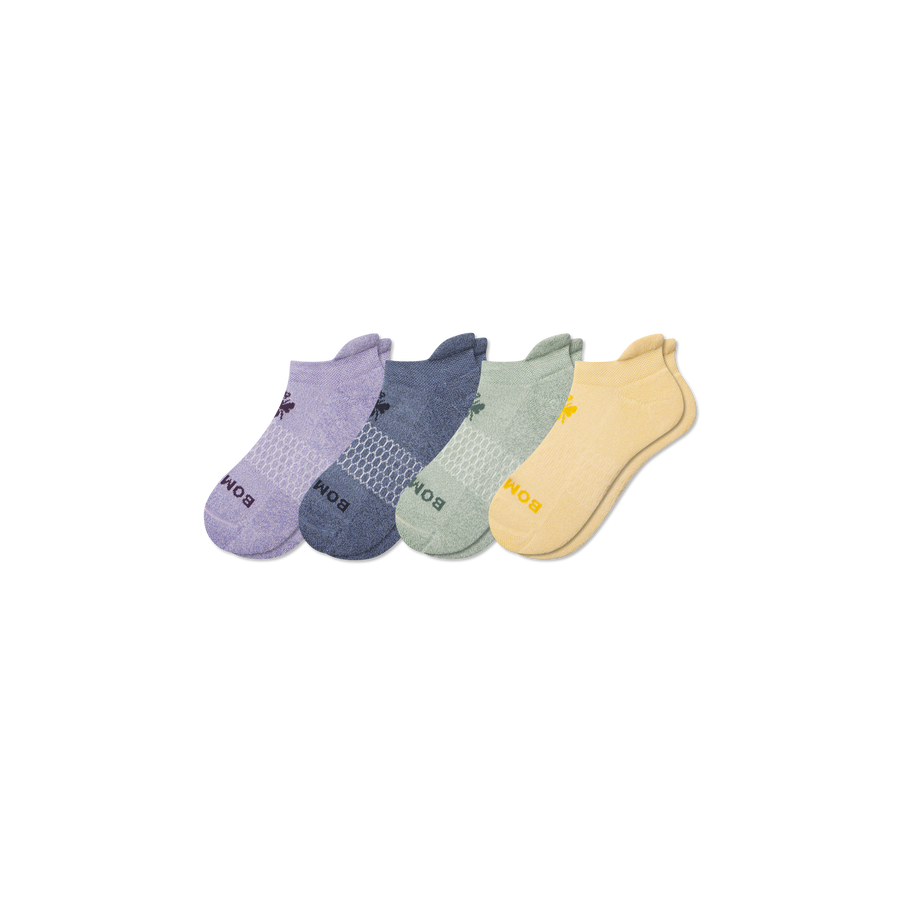 Youth Marl Ankle Sock 4-Pack - Simple Style