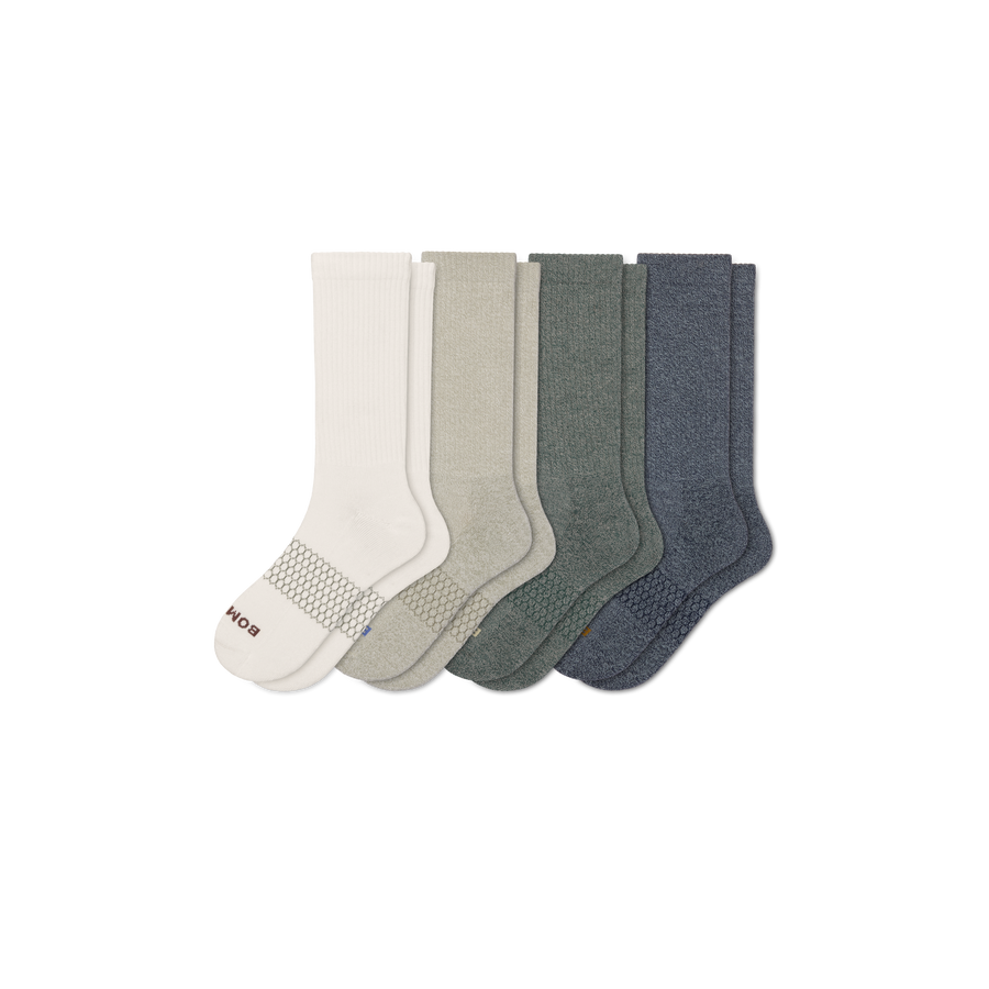 Men's Marl Calf Sock 4-Pack - Easy Pair