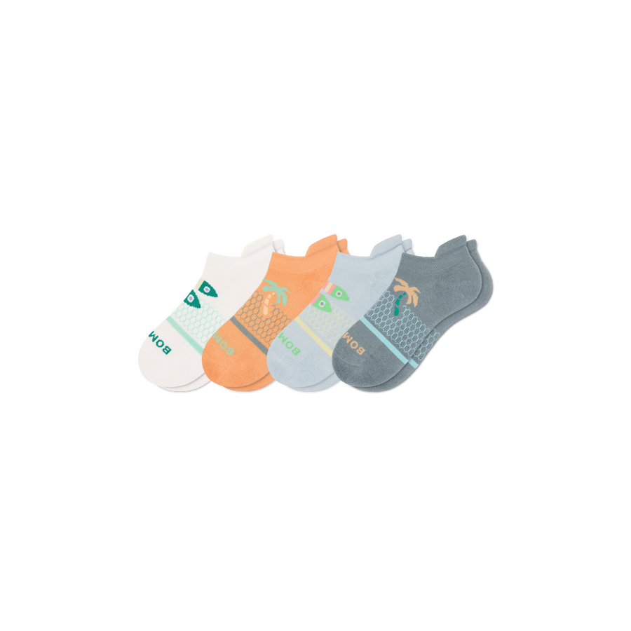Youth Seaside Ankle Sock 4-Pack - Daily Pick