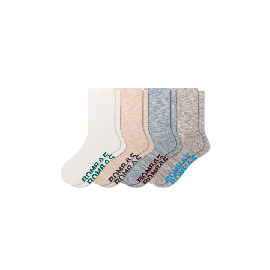 Women's Summer Ragg Half Calf Sock 4-Pack - Light Cushion
