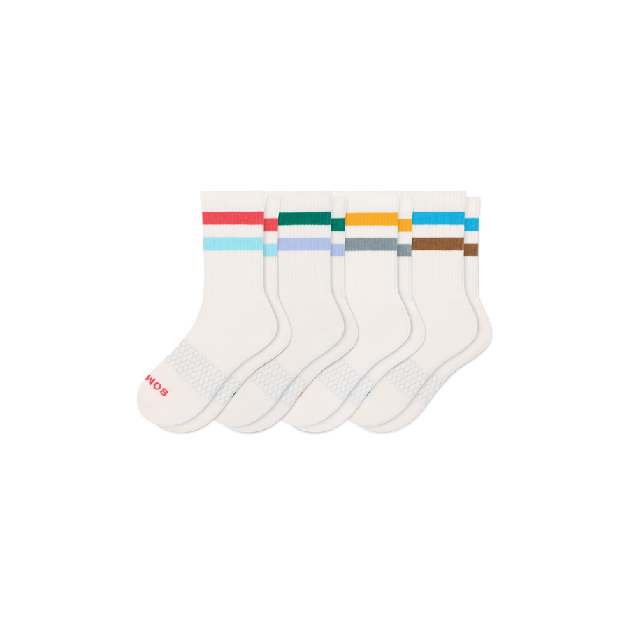 Youth Vintage Stripes Calf Sock 4-Pack - Easy Choice