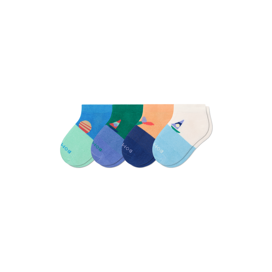Junior Ankle Sock 4-Pack - Travel Pair