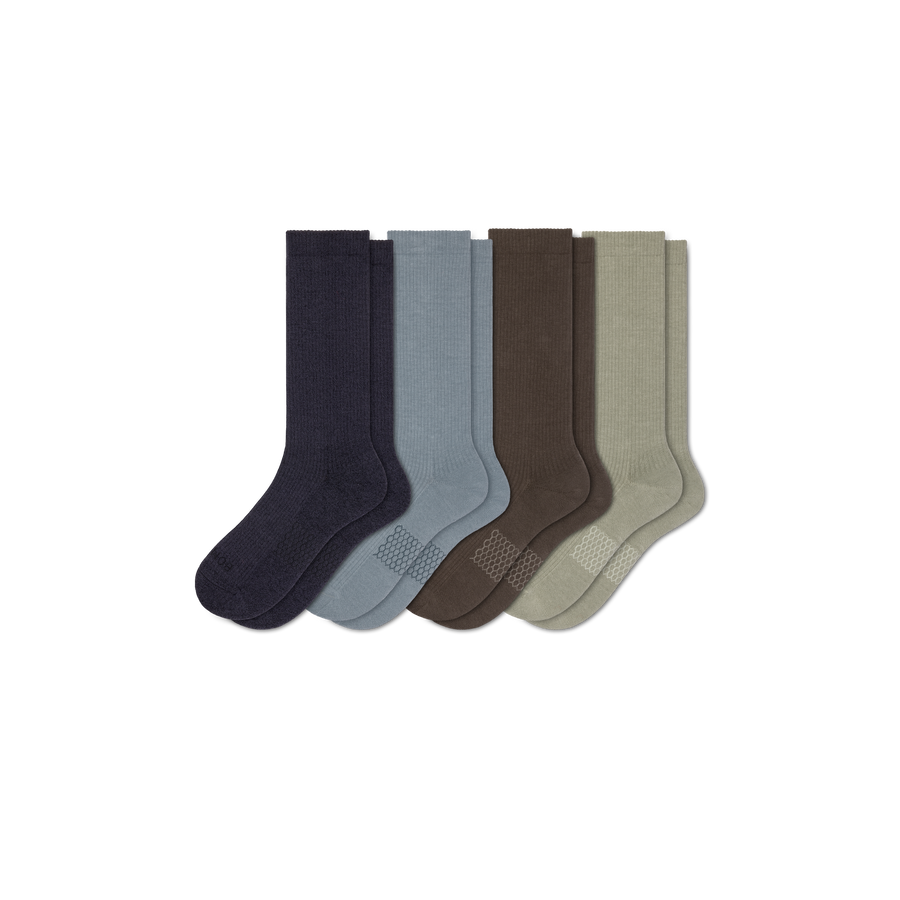 Men's Modern Rib Calf Sock 4-Pack - Daily Pick
