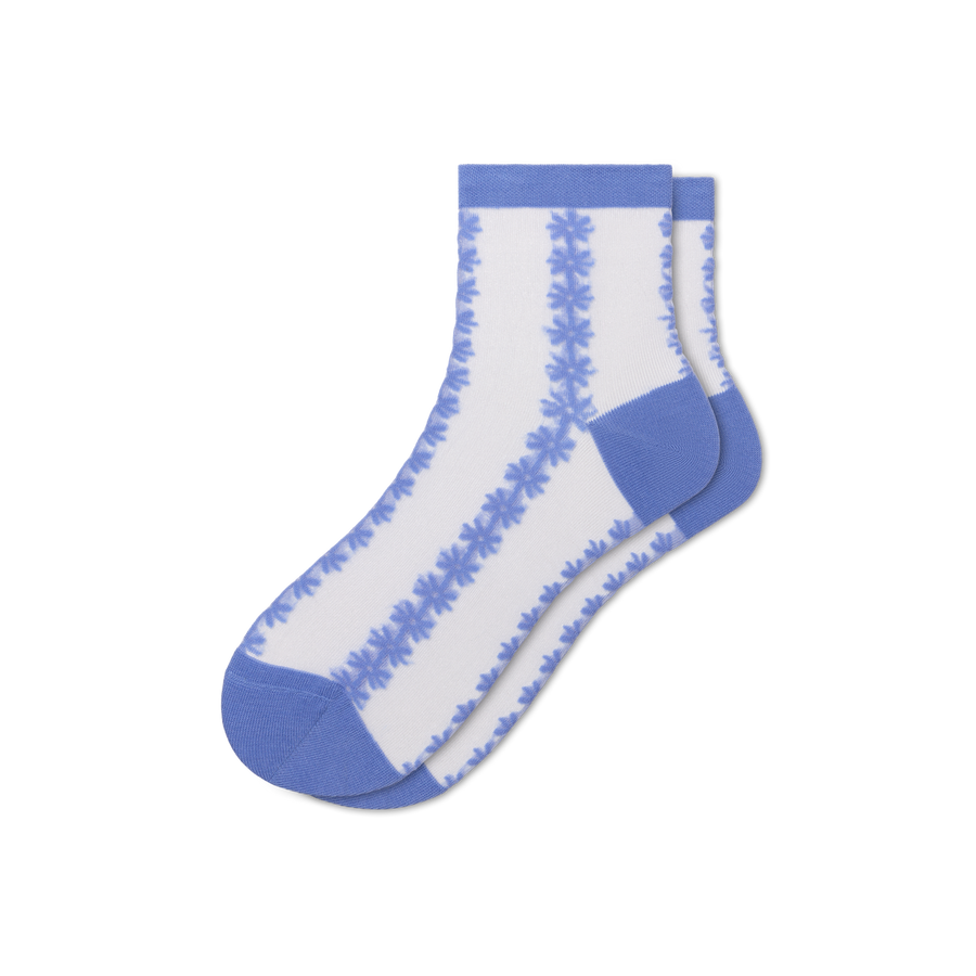 Women’s Sheer Quarter Socks - Fresh Step