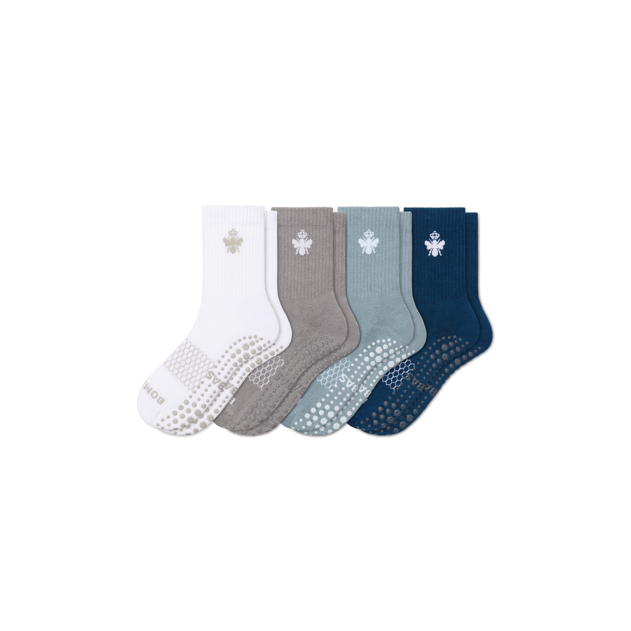 Men's Gripper Half Calf Sock 4-Pack - All Day Fit