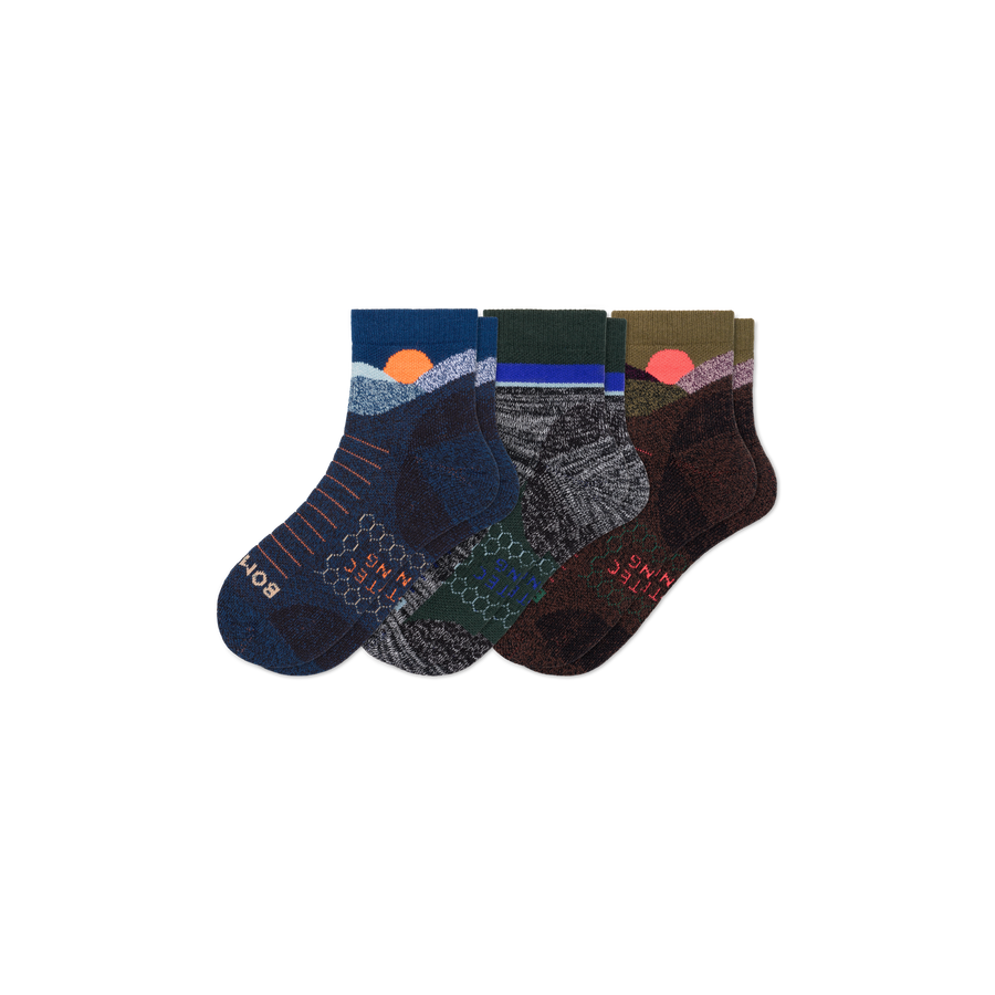 Men's Hiking Quarter Sock 3-Pack - Fresh Step