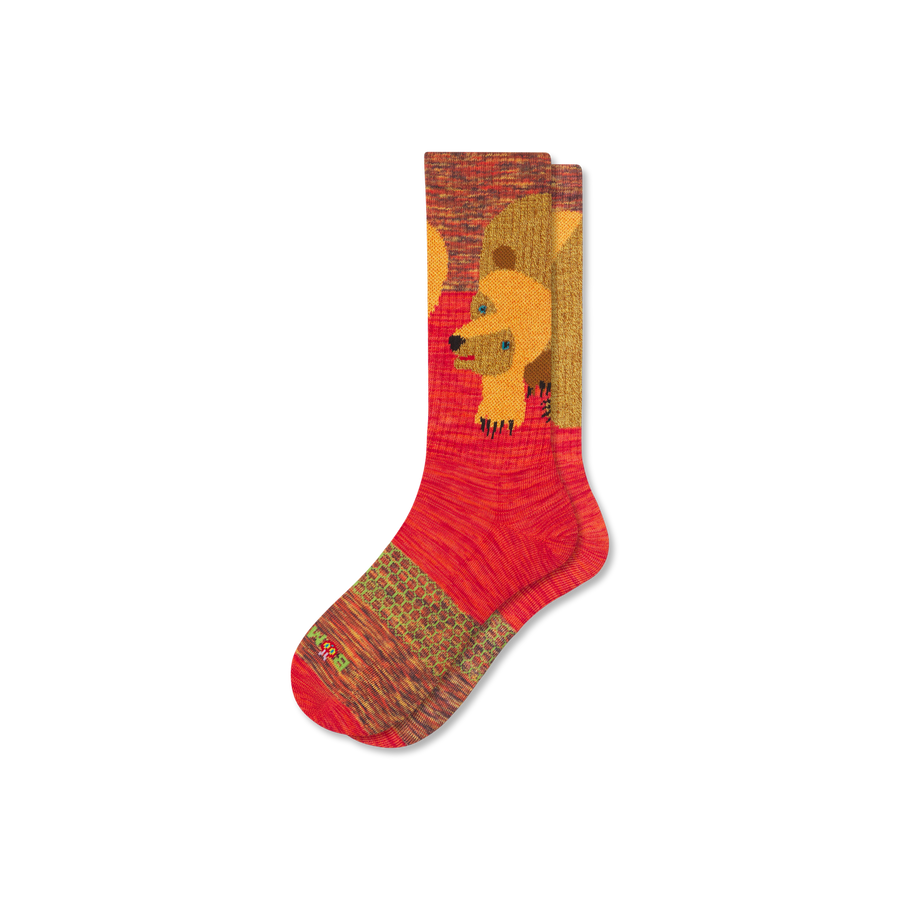 Eric Carle Big Brown Bear Calf Socks - Fresh Step