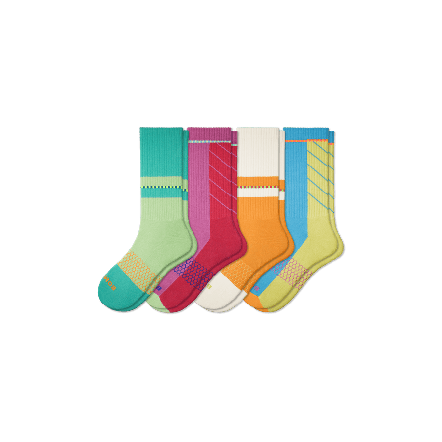 Black Hive Calf Sock 4-Pack - Light Cushion