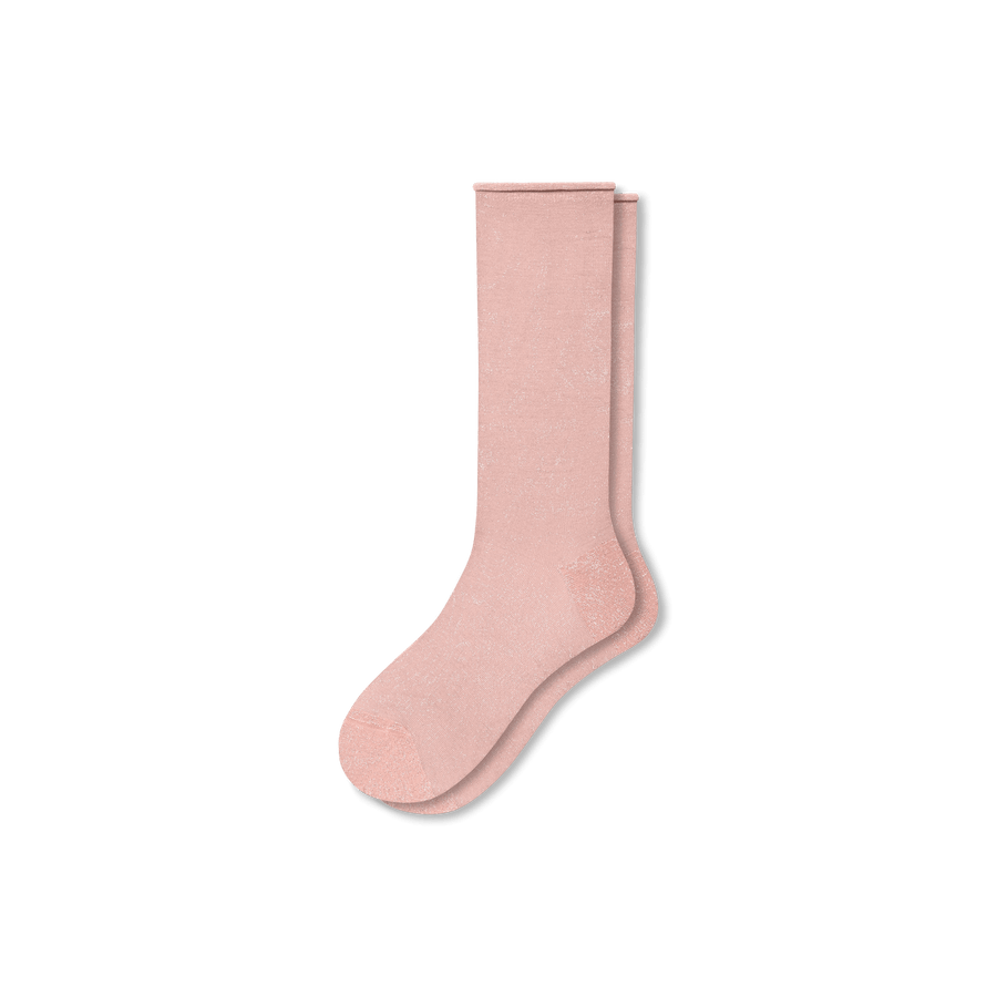 Women’s Sheer Sparkle Calf Socks - Fresh Step