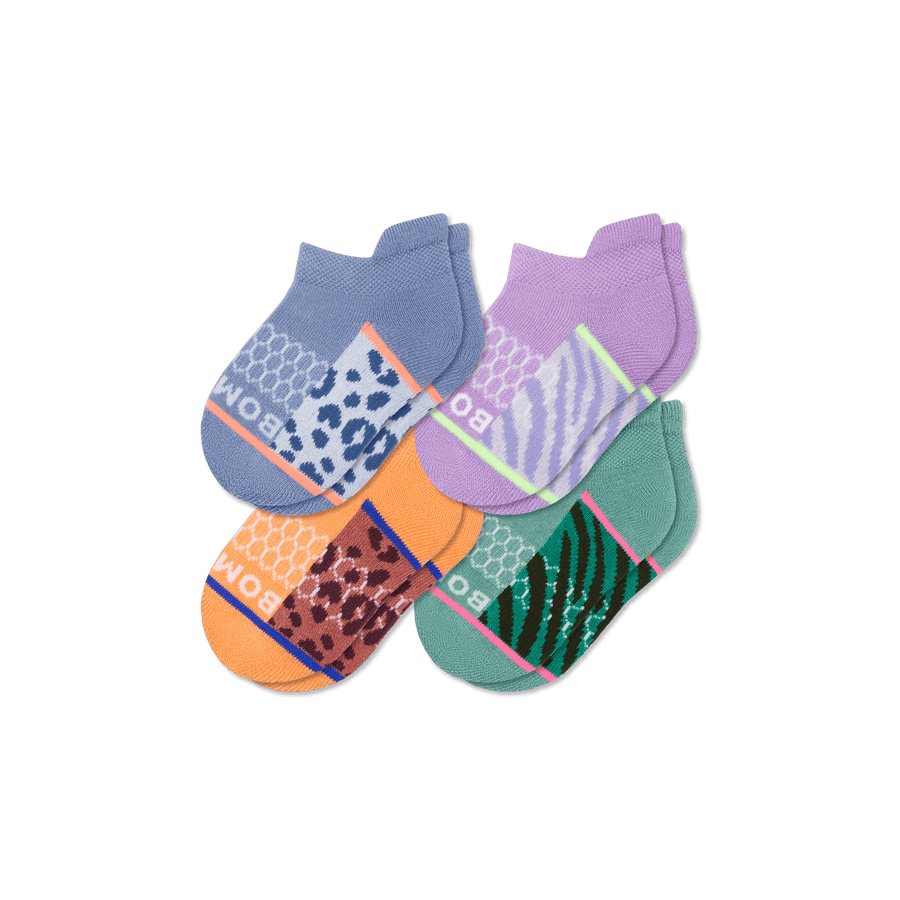 Toddler Wild Wear Ankle Sock 4-Pack - Daily Step