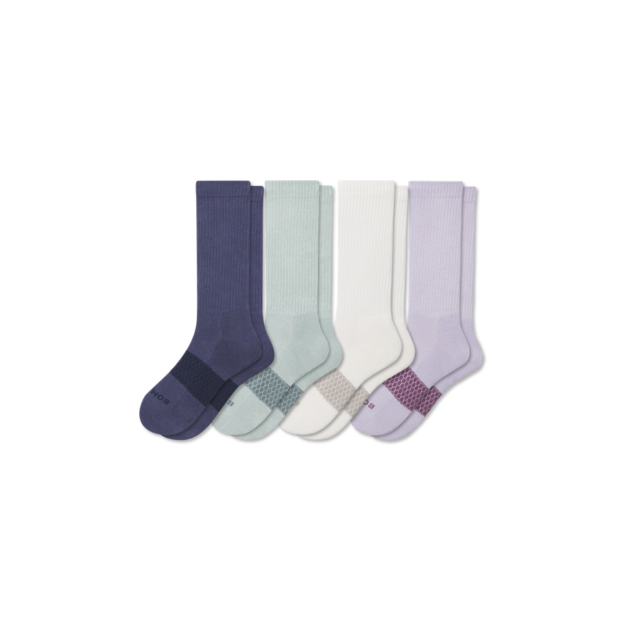 Women's Solids Calf Sock 4-Pack - Premium Pick