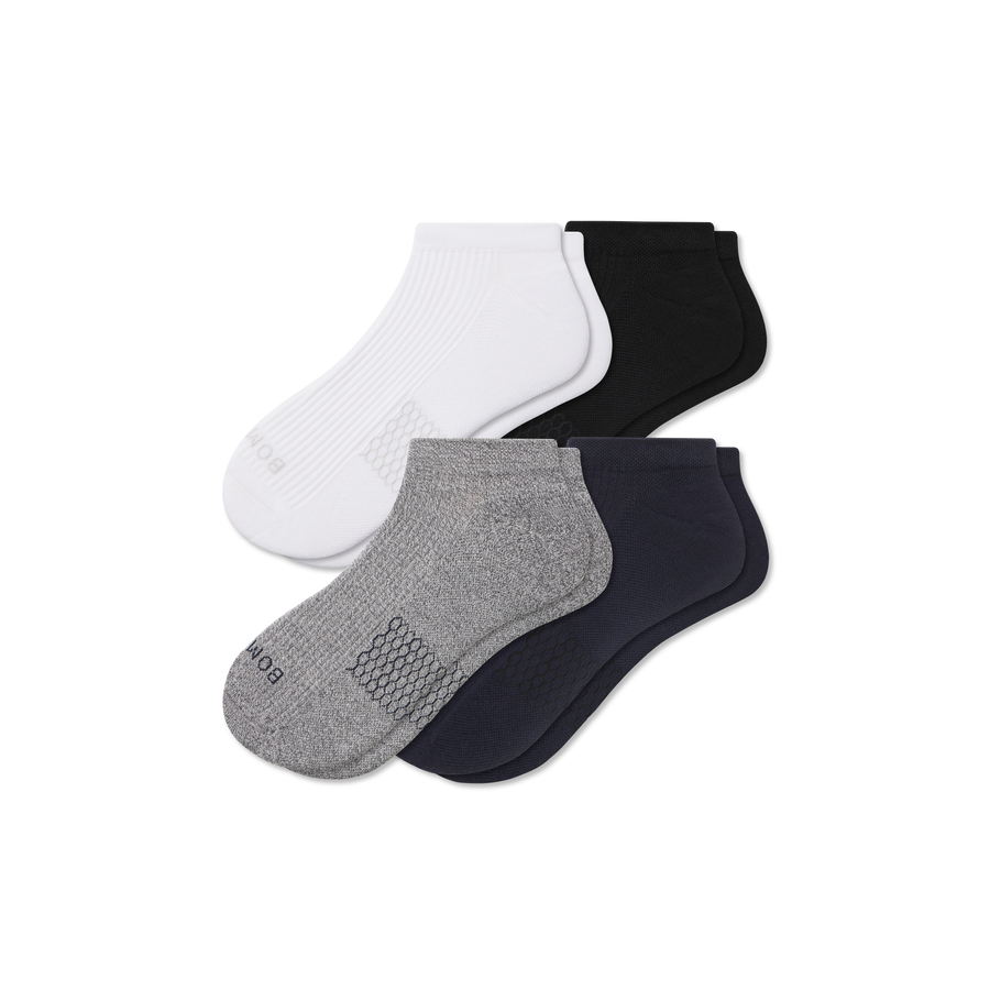Men's Modern Rib Ankle Sock 4-Pack - Daily Step