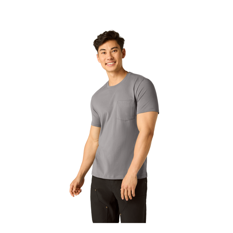 Men's Pima Cotton Pocket Crew Neck T-Shirt - Ready Pair