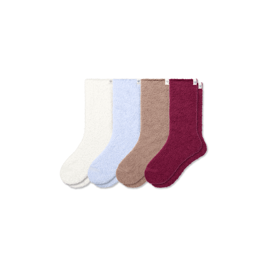 Youth Fuzzy Sock 4-Pack - Daily Step