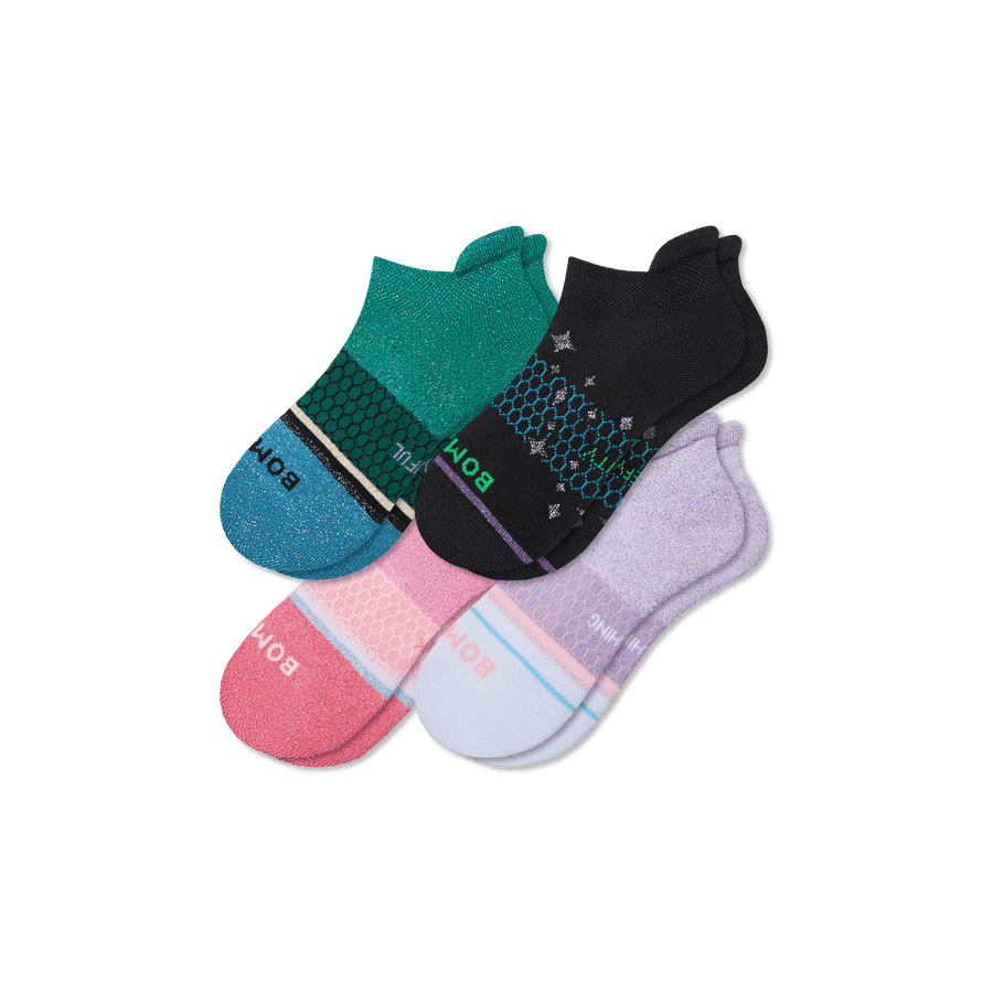 Youth Wicked X Bombas Ankle Sock 4-Pack - Premium Pick