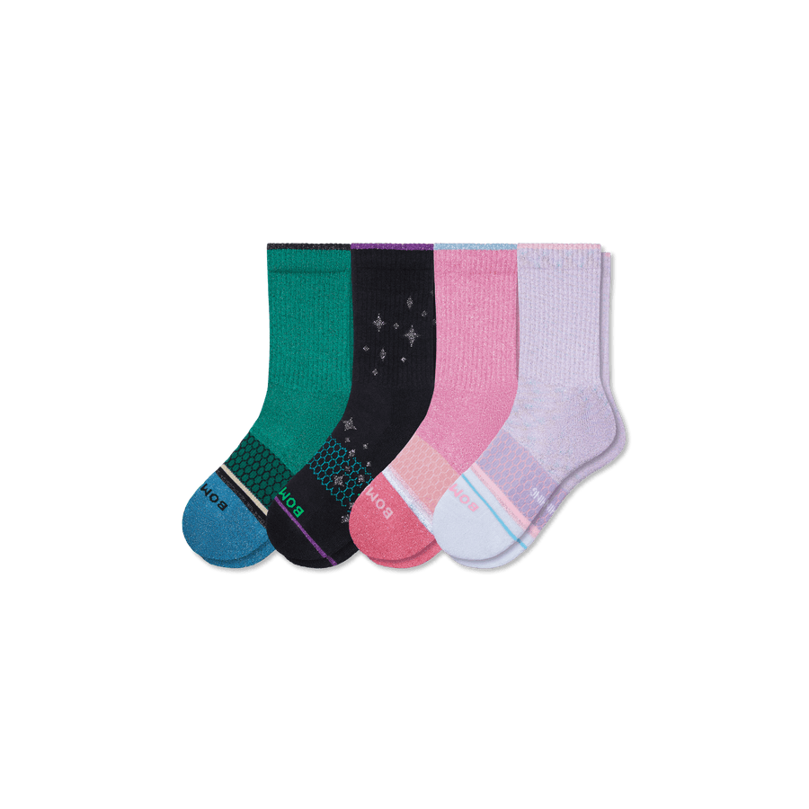 Youth Wicked X Bombas Calf Sock 4-Pack - Classic Ready