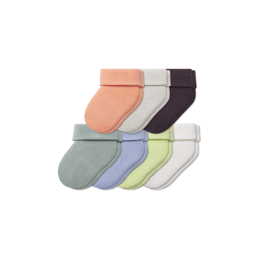 Baby Week of Bombas Calf Sock 7-Pack (0-6 Months) - Modern Touch