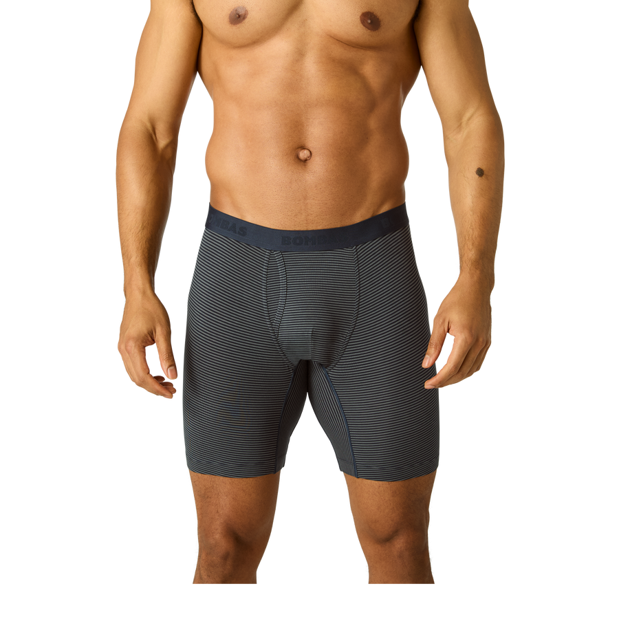 Men's Cotton Modal Blend Long Boxer Brief 8" - Ready Pick