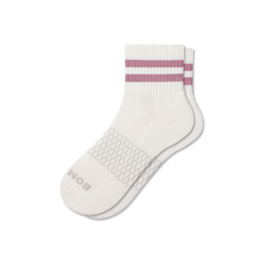 Women's Vintage Stripes Quarter Socks - All Day Fit