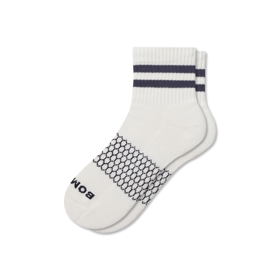 Men's Vintage Stripes Quarter Socks - Ready Pair