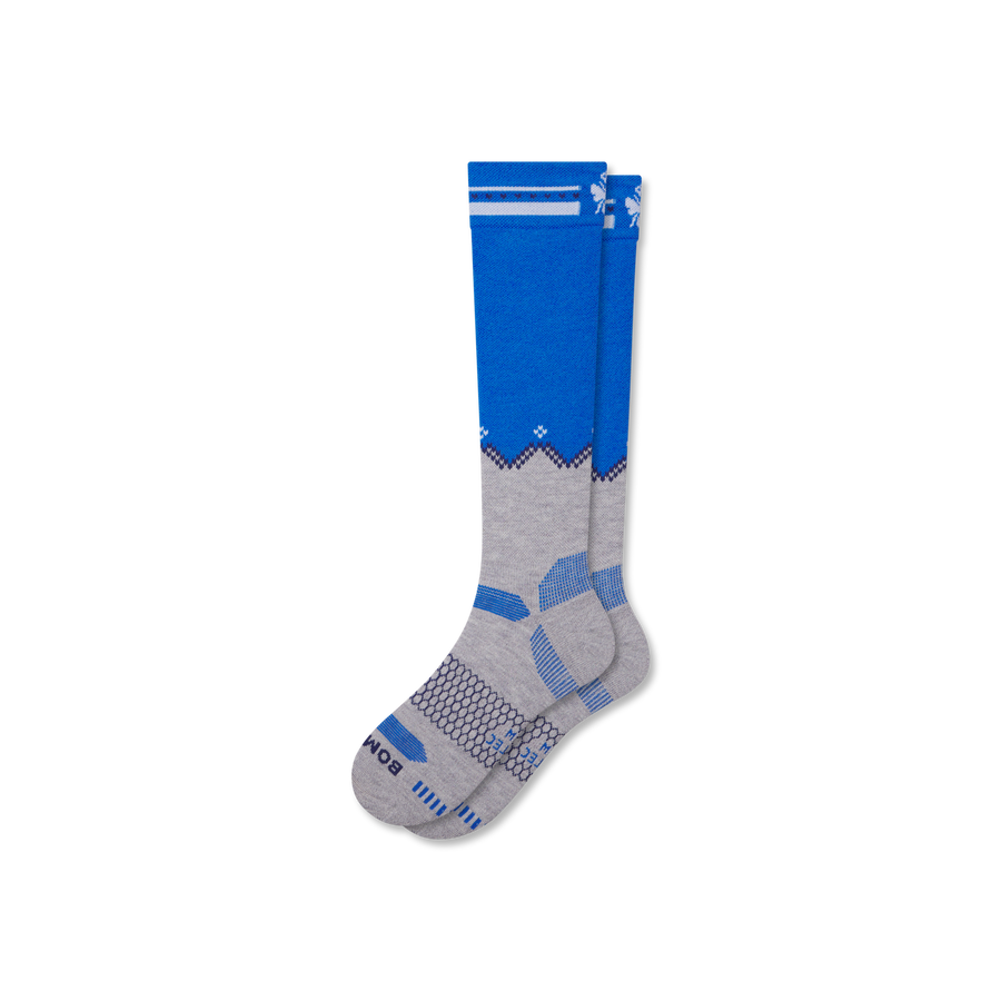 Men's Full-Cushion Merino Wool Blend Ski & Snowboard Socks - Light Cushion