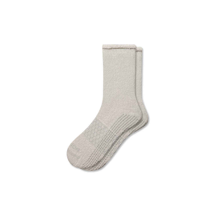 Men’s Roll-Top Merino Blend Gripper House Sock - Modern Touch
