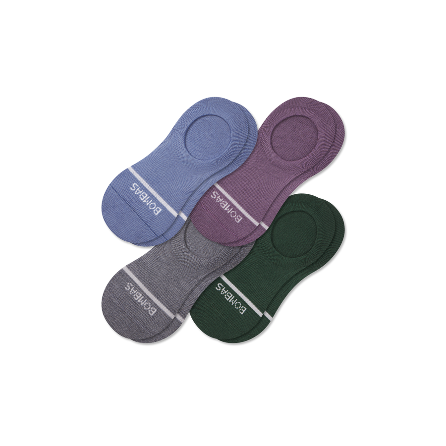 Women's Merino Wool Blend No Show Sock 4-Pack - Light Cushion