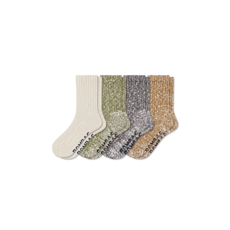 Women's Chunky Ragg Half Calf Sock 4-Pack - Essential Ready