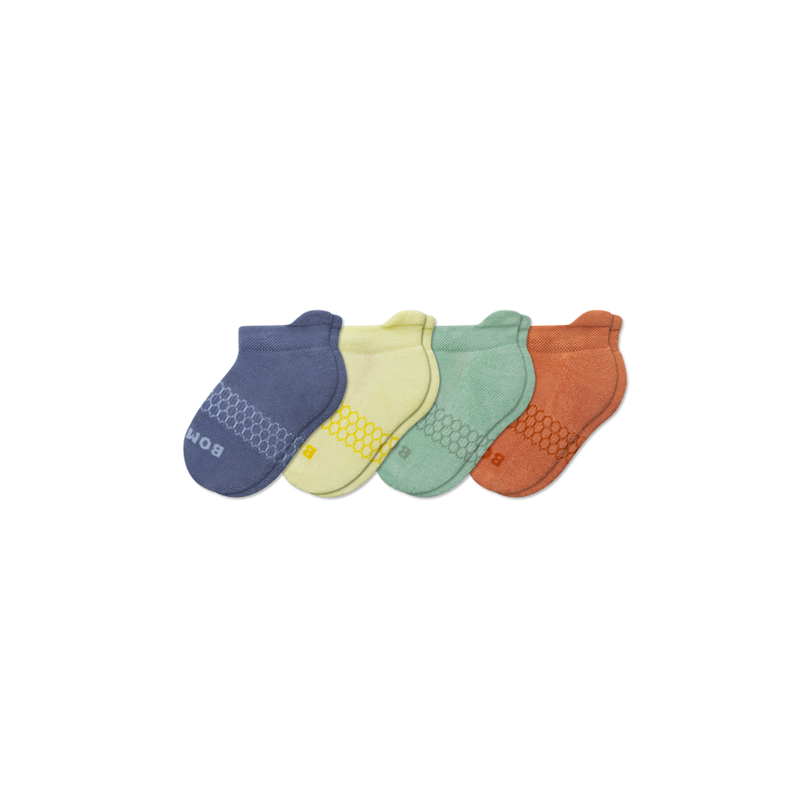Junior Solids Ankle Sock 4-Pack - Daily Pick