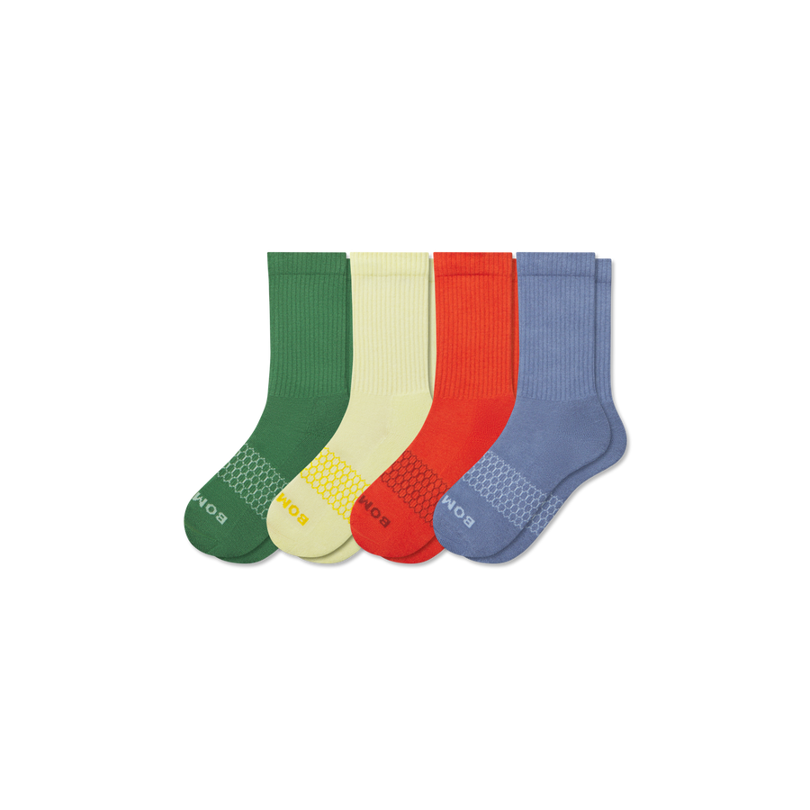 Youth Solids Calf Sock 4-Pack - Ready Pair