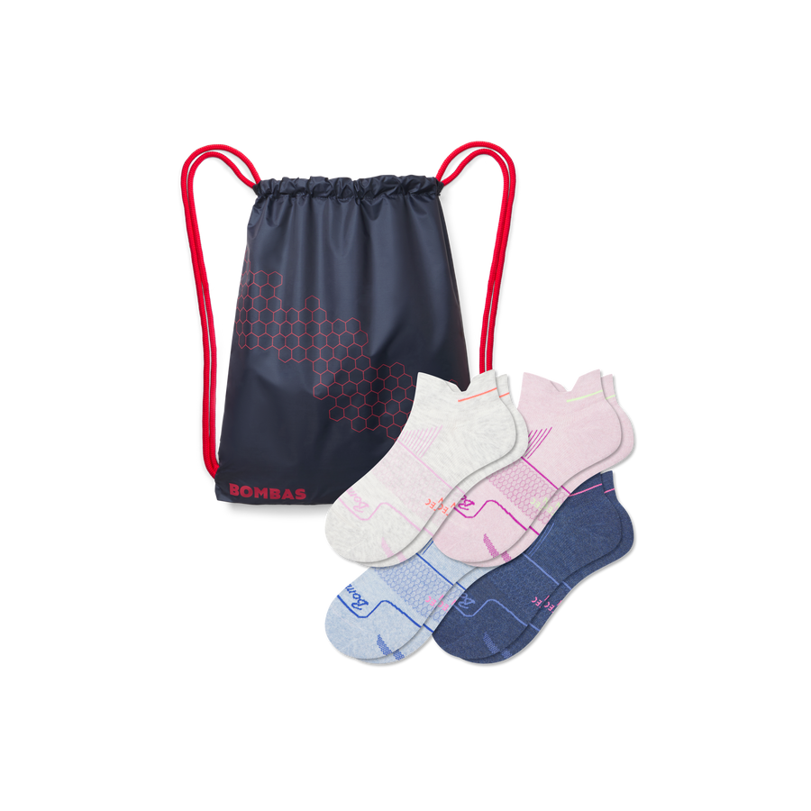 Women's Run Ankle Sock 4-Pack Gift Bag - Essential Ready