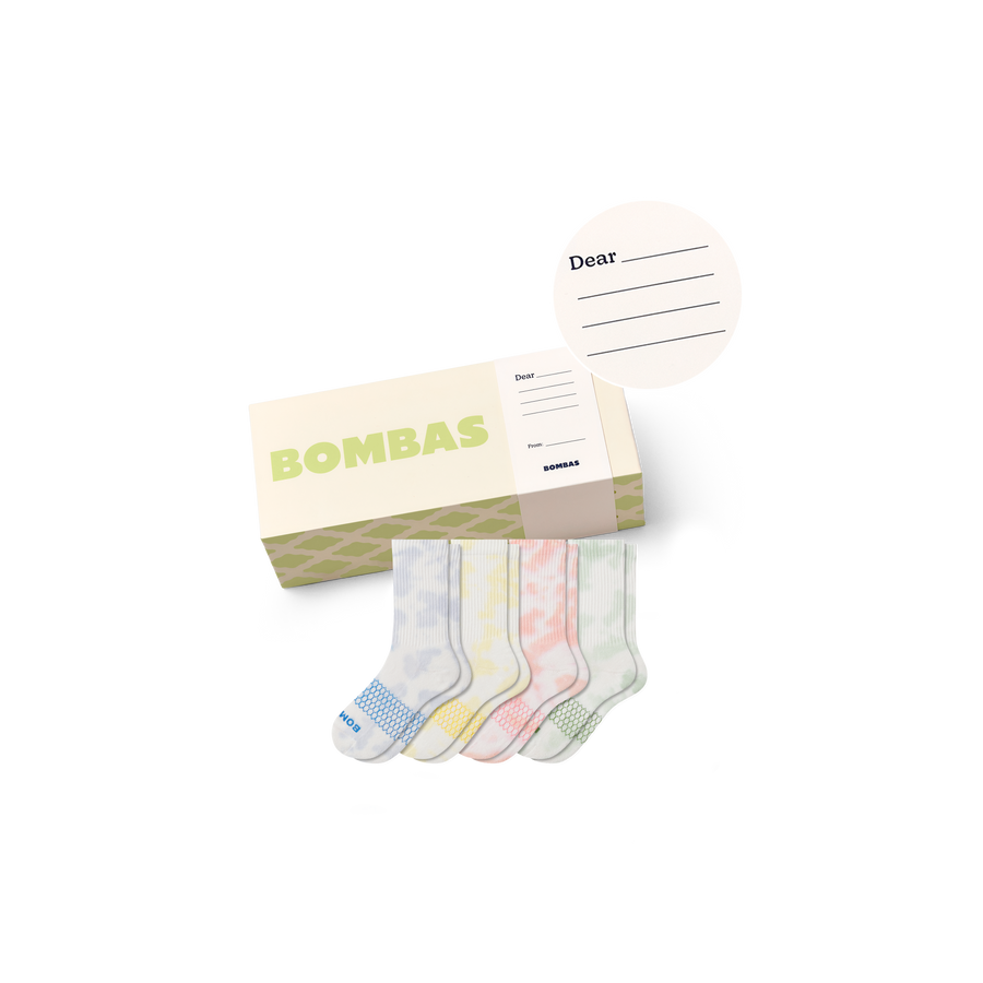 Youth Calf Sock 4-Pack Gift Box - Light Cushion
