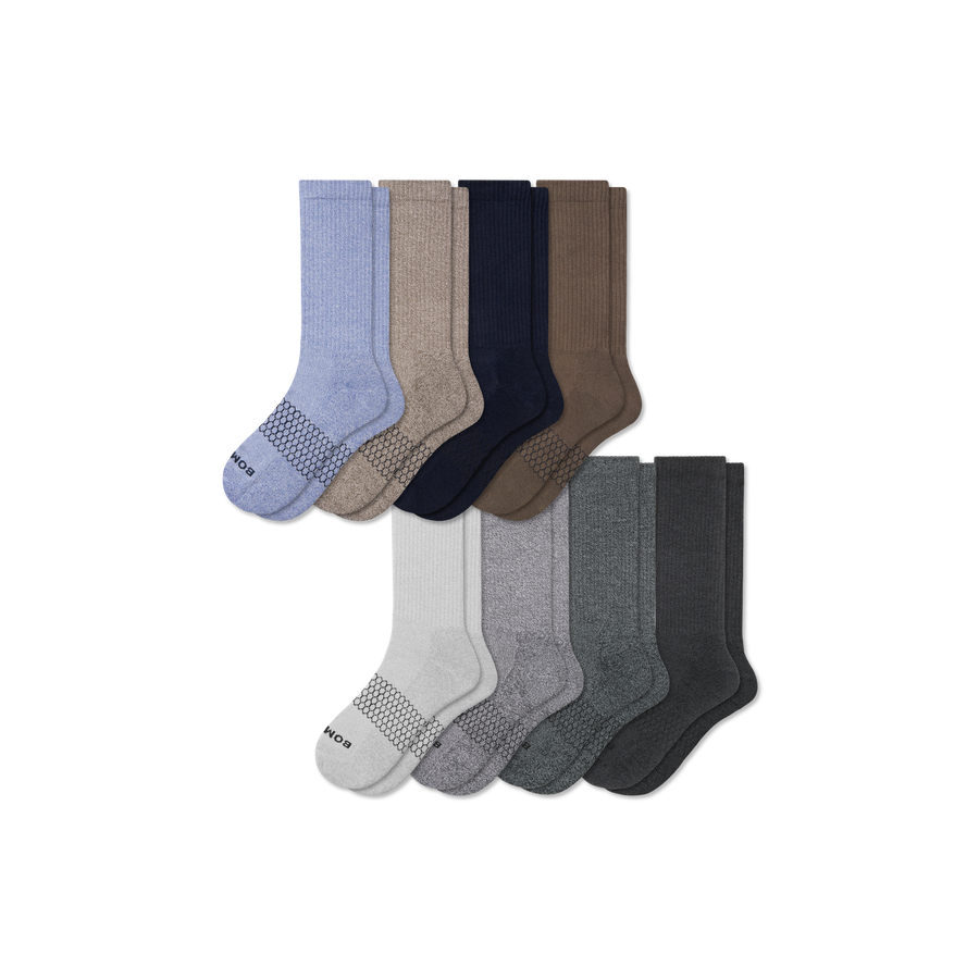 Men's Marl Calf Sock 8-Pack - Daily Pick