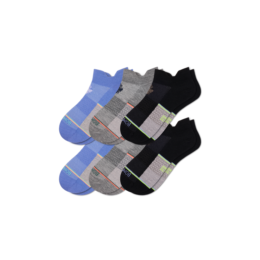 Men's Sport Merino Wool Blend Ankle Sock 6-Pack - Ready Pair