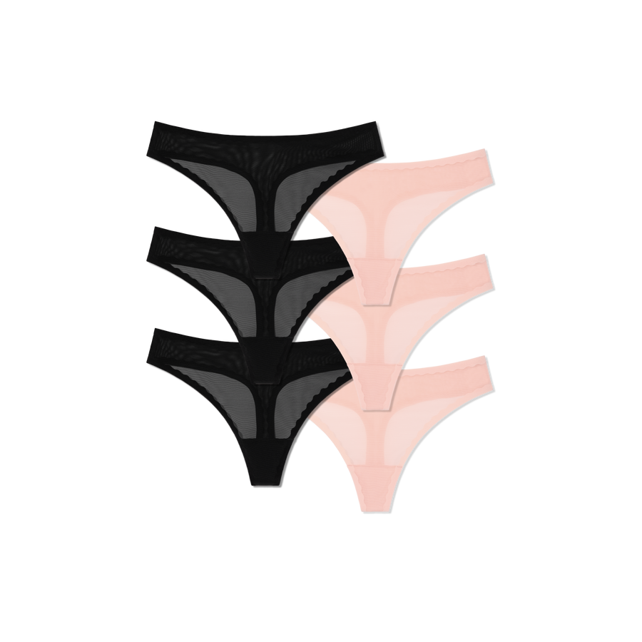 Women’s Thong 6-Pack - Easy Stretch