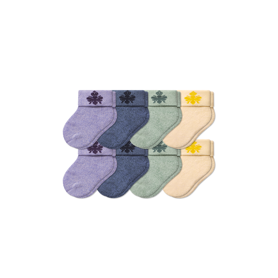 Baby Sock 8-Pack (0-6 Months) - Soft Step