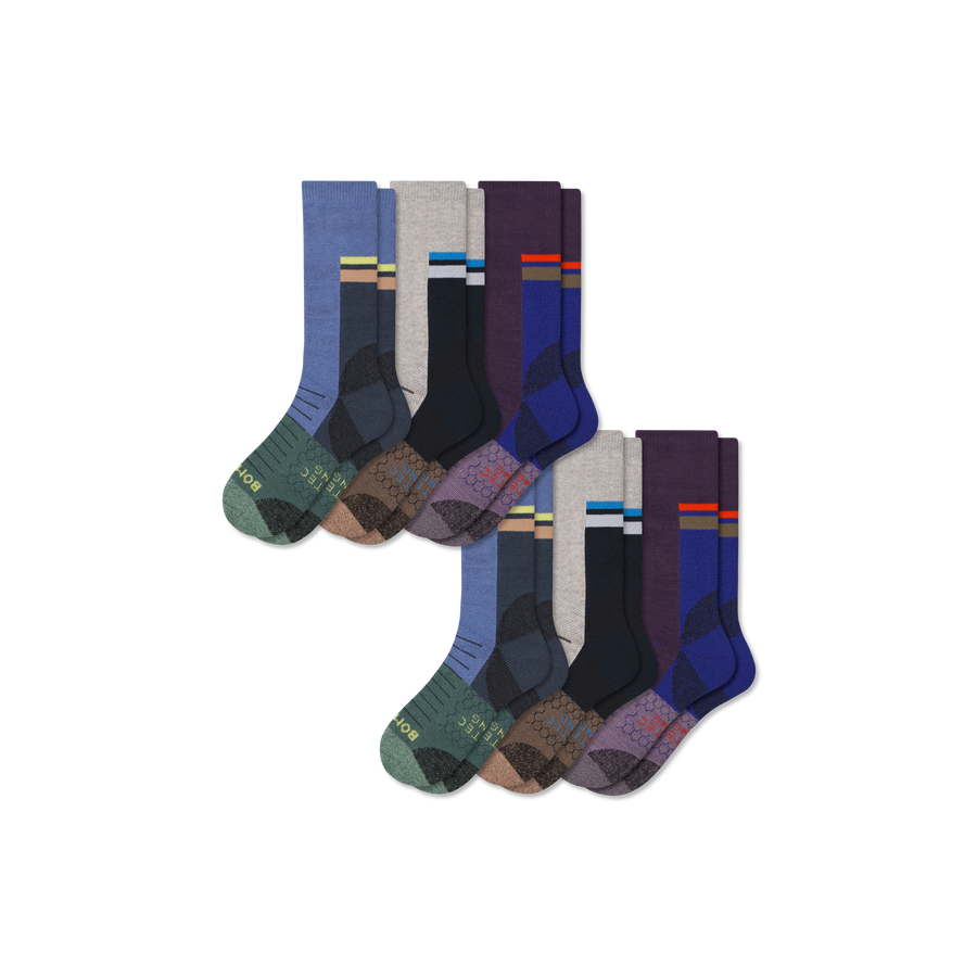 Women's Hiking Calf Sock 6-Pack - Premium Pick
