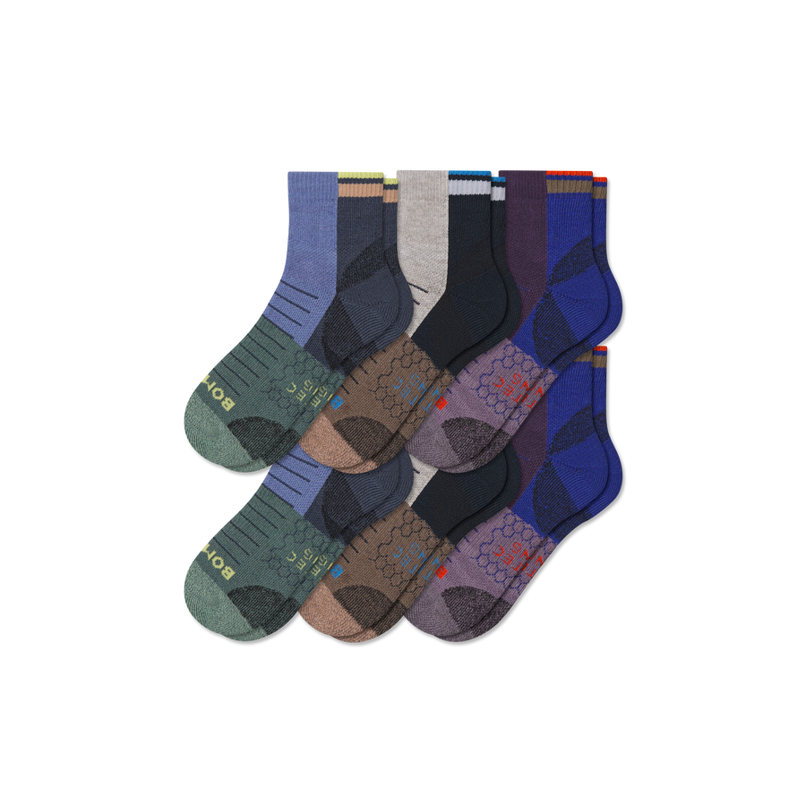 Women's Hiking Quarter Sock 6-Pack - Ready Pick
