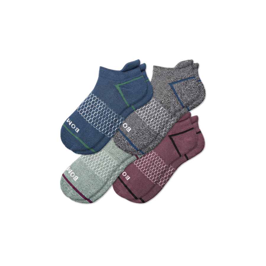 Men's Border Stripe Ankle Sock 4-Pack - Daily Pick