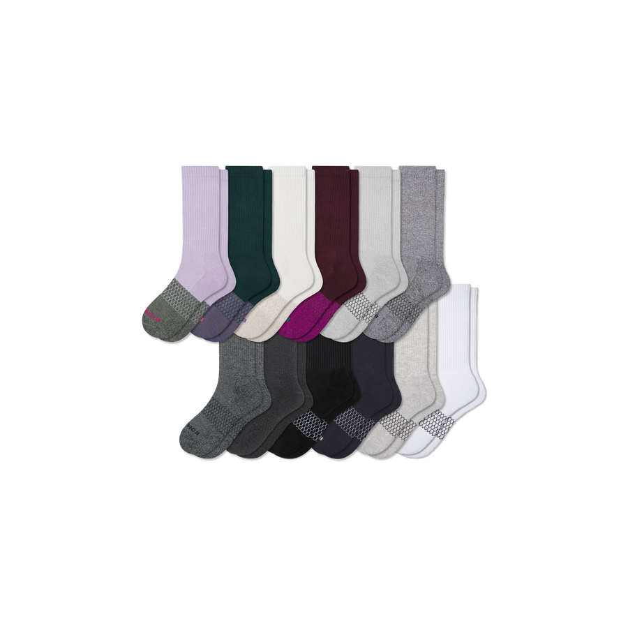 Women's Marl Calf Sock 12-Pack - Daily Step