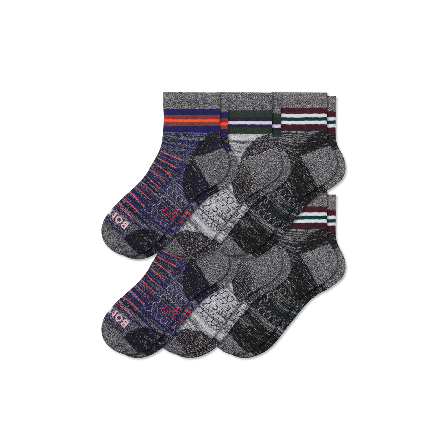 Men's Hiking Quarter Sock 6-Pack - Daily Pick