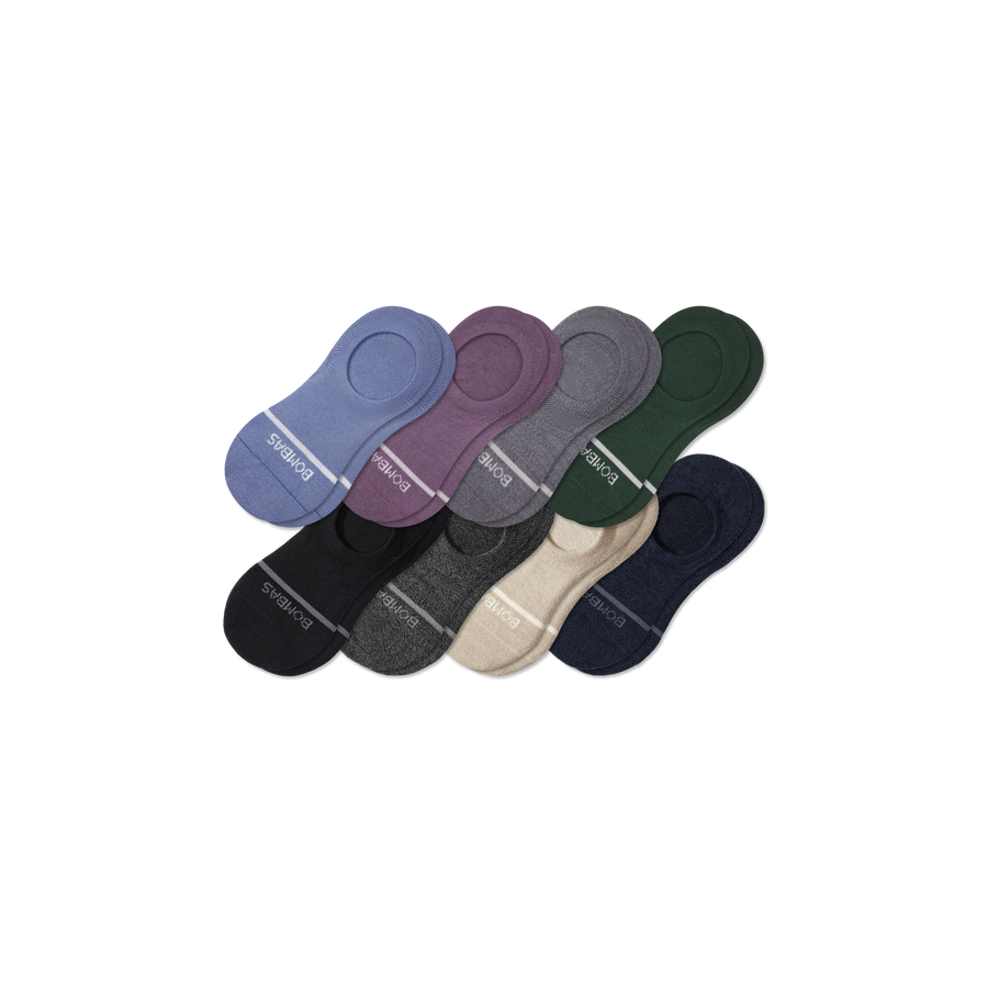 Women's Merino Wool Blend No Show Sock 8-Pack - Easy Pair