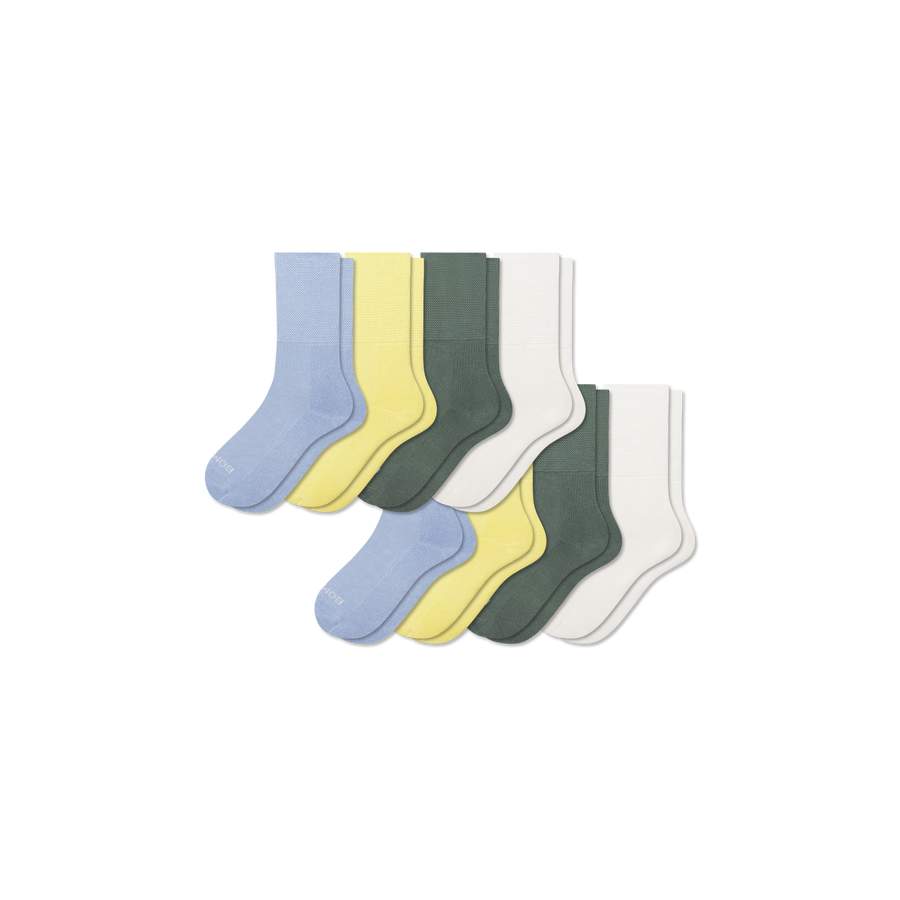 Youth Ultra Stretch Calf Sock 8-Pack - Daily Cushion