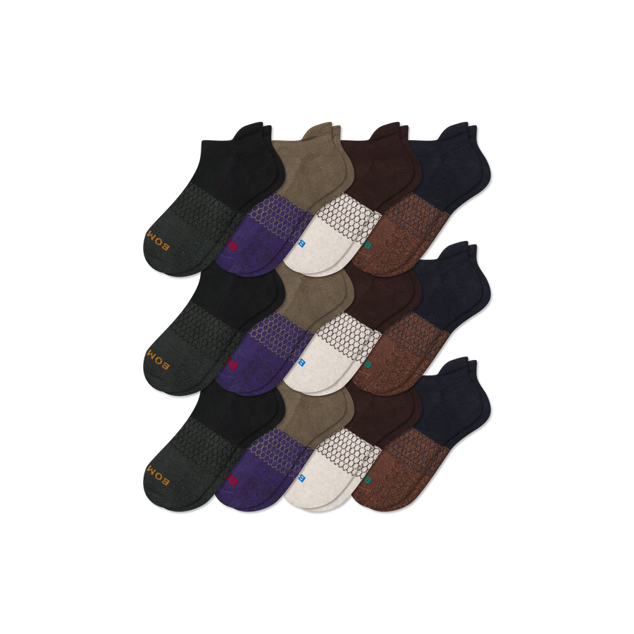 Men's Marl Ankle Sock 12-Pack - Fresh Choice